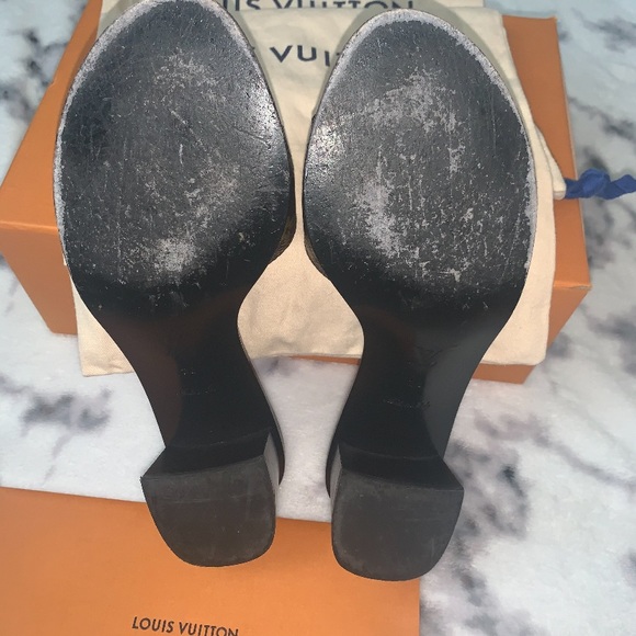 Louis Vuitton sandals slides heels - Picture 6 of 9